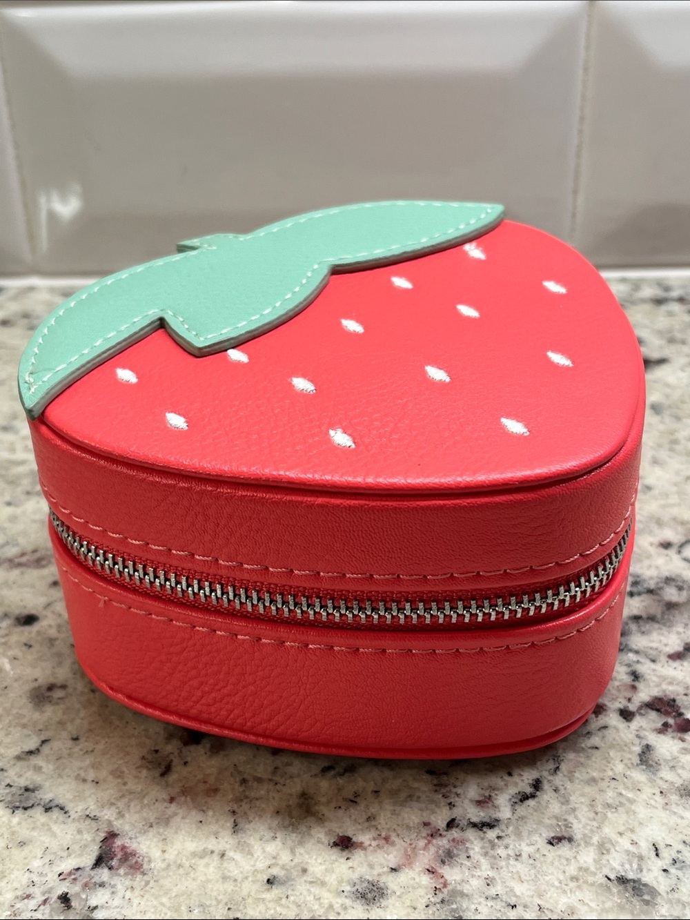 Strawberry Jewelry Travel Case NWOT